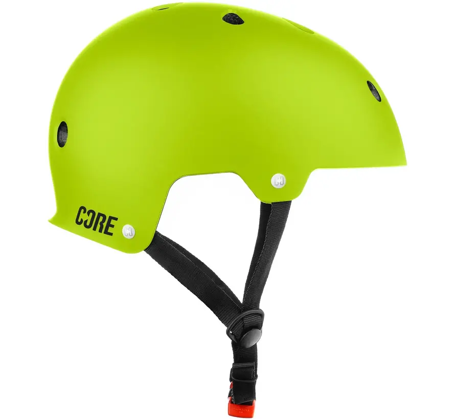 CORE Actionsporthelm Neongrün – Optimaler Schutz mit Style