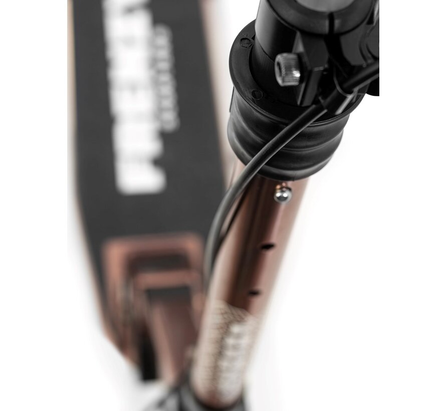 Frenzy 205 V4 Vouwstep Dual Brake Bronze – Stijlvolle en Veilige Mobiliteit