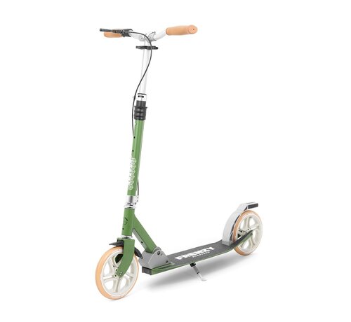 Frenzy  Trottinette pliable Frenzy 205 V4 à double frein, verte – Mobilité élégante et sûre