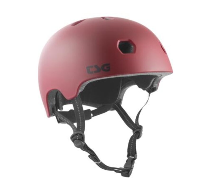 Casco Meta TSG Satin Oxblood