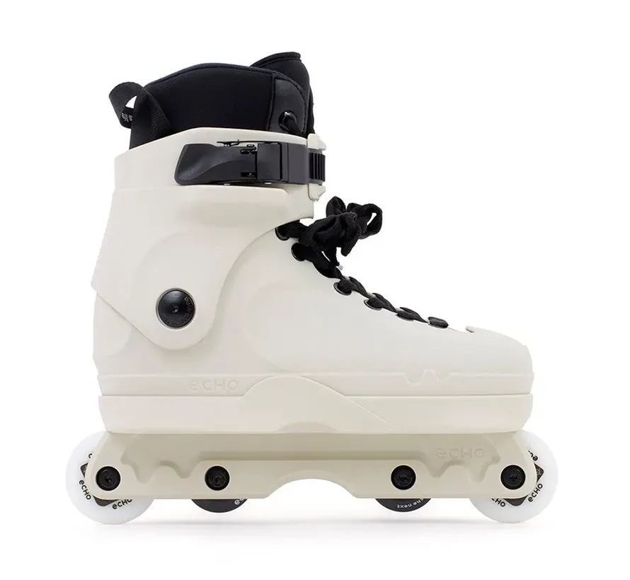 Echo Verve Aggressive Skates Cream – Durable and Comfortable Skates for All Levels