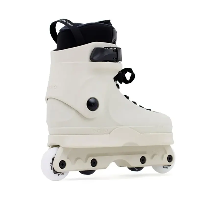 Echo Verve Aggressive Skates Cream – Durable and Comfortable Skates for All Levels