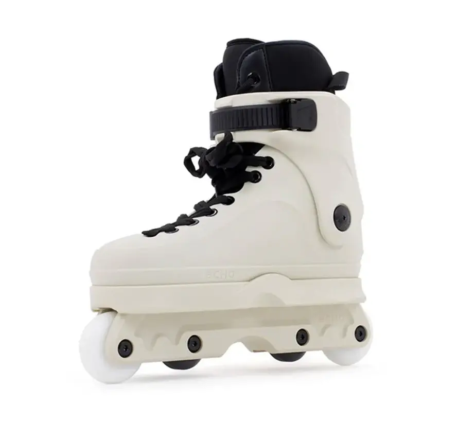 Echo Verve Aggressive Skates Cream – Durable and Comfortable Skates for All Levels
