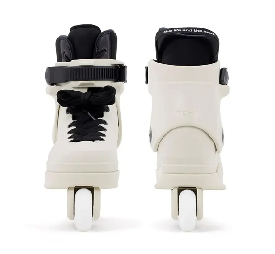 Echo Verve Aggressive Skates Cream – Durable and Comfortable Skates for All Levels