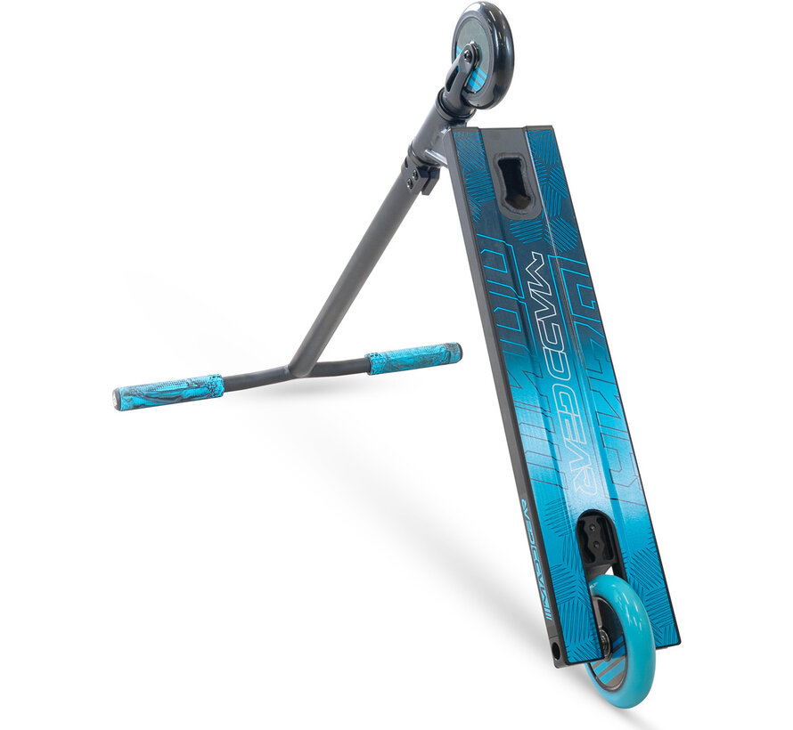 MGP MG3 Zen Stuntstep Zwart/Blauw – Stevige Stuntstep voor Kinderen vanaf 8 Jaar