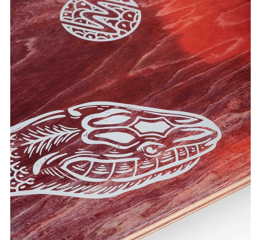 Longboard Landyachtz Drop Cat Python de 38" con drop-through: un cruiser estable y cómodo para el día a día.