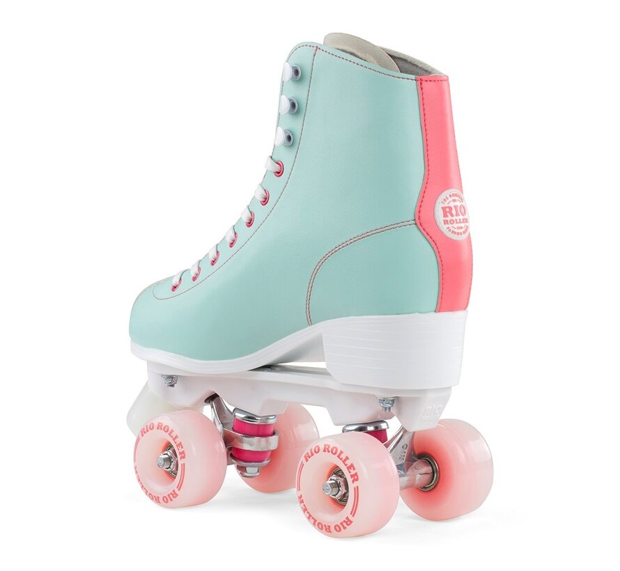 Patines cómodos en tonos pastel Rio Roller Script