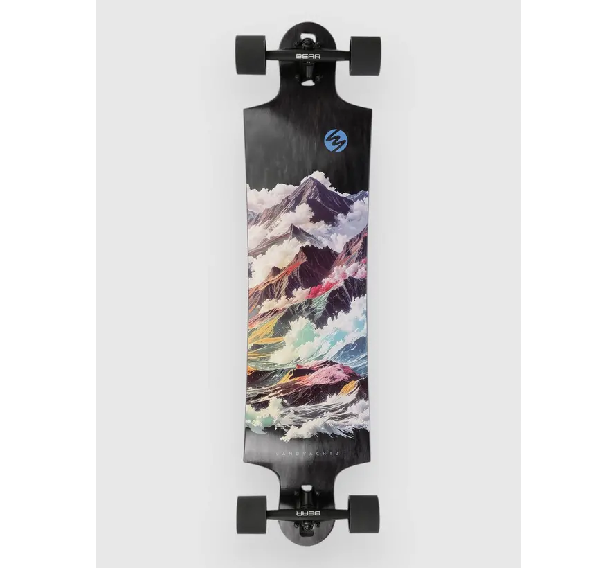 Landyachtz Switchblade Atmosphere 40" Drop Through Longboard – Ultimate Stability and Control for Downhill and Freeride