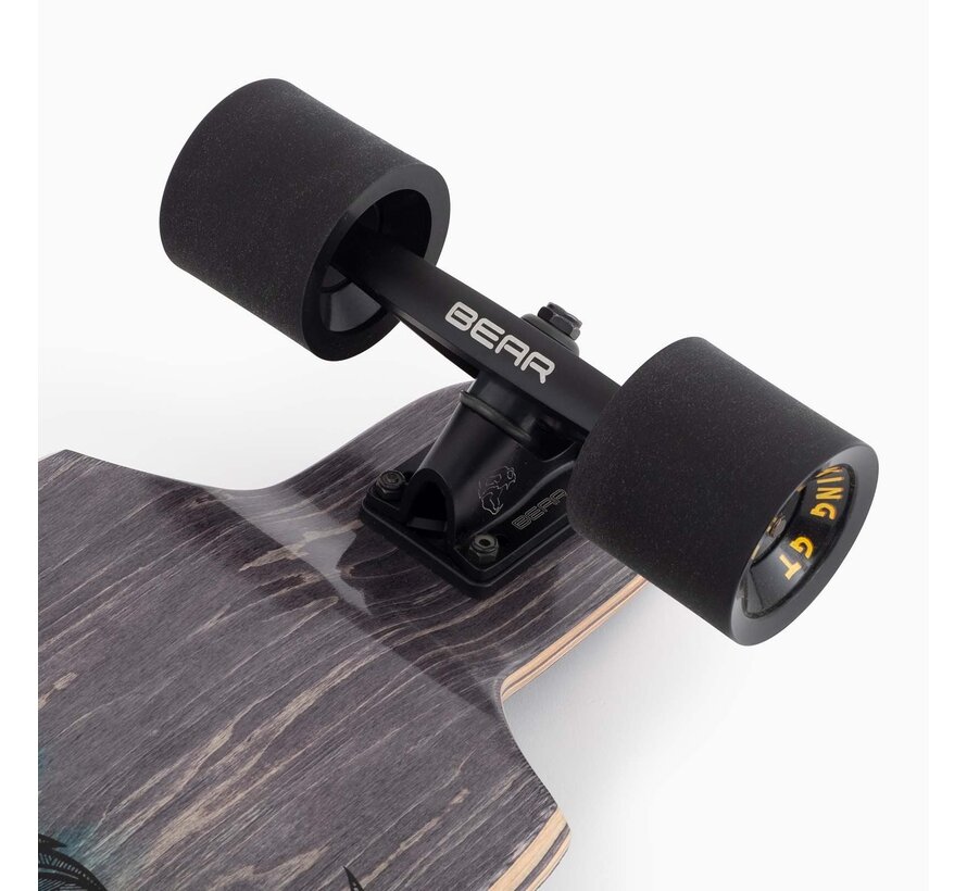 Longboard Cruiser Landyachtz Top Cat Owl 37" – Stabilità e controllo ottimali per l'uso quotidiano