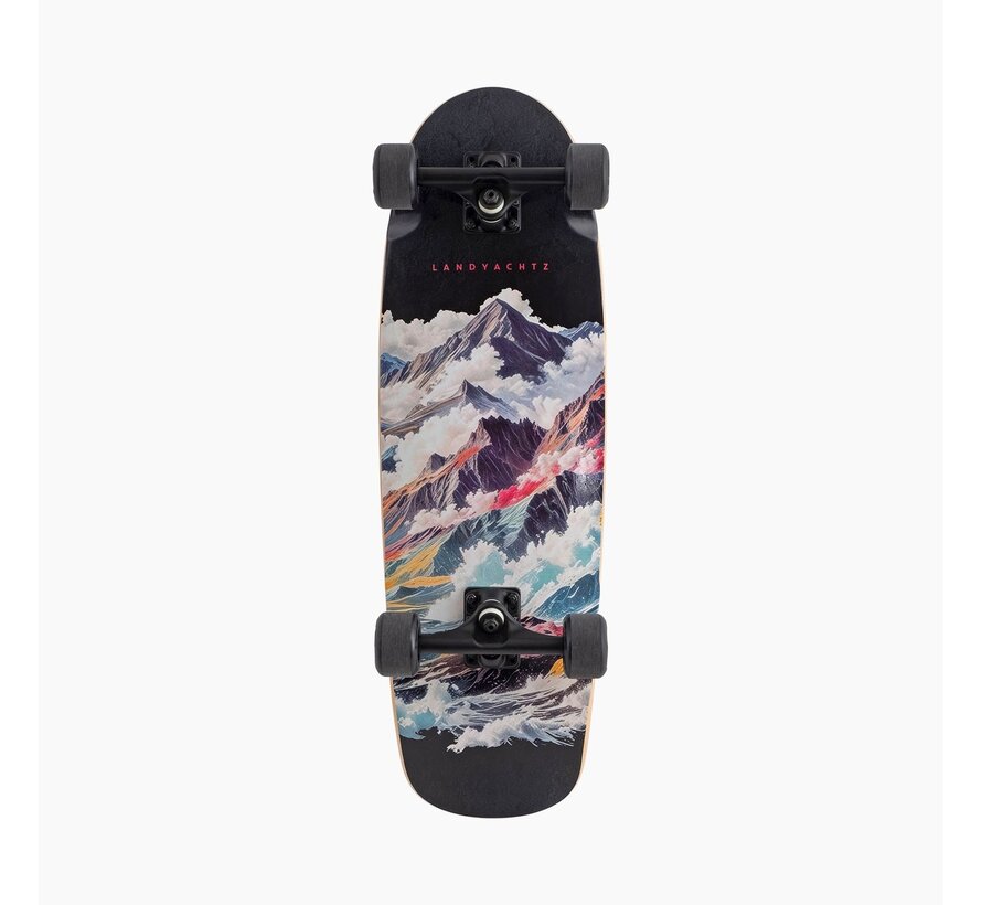 Landyachtz Tugboat Atmosphere Cruiser Longboard de 30 pulgadas: un crucero compacto y maniobrable para uso diario.