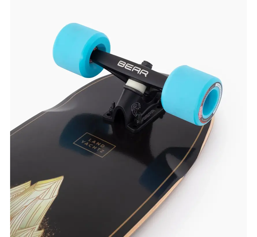 Rimorchiatore Landyachtz Ultra Carve Light Peak 30" Cruiser – Macchina da carving compatta per gite surfistiche
