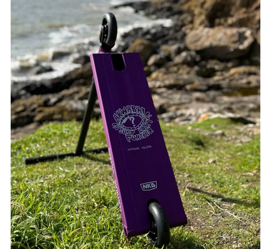 NKD MV Pro Stuntstep Viola – Parkstep resistente con ruote da 110 mm e cuscinetti ABEC‑9