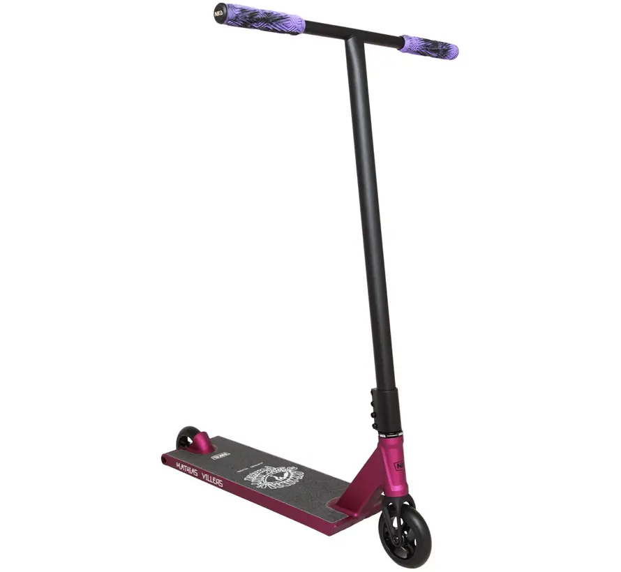 Trottinette freestyle NKD MV Pro violette – Trottinette de park résistante avec roues de 110 mm et roulements ABEC-9