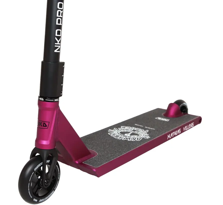 NKD MV Pro Stunt Scooter Lila – Robuster Park-Scooter mit 110 mm Rädern und ABEC‑9 Kugellagern