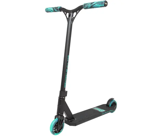 NKD Monopattino da stunt NKD Goat nero/menta – Monopattino da parco robusto con ruote da 110 mm e compressione HIC