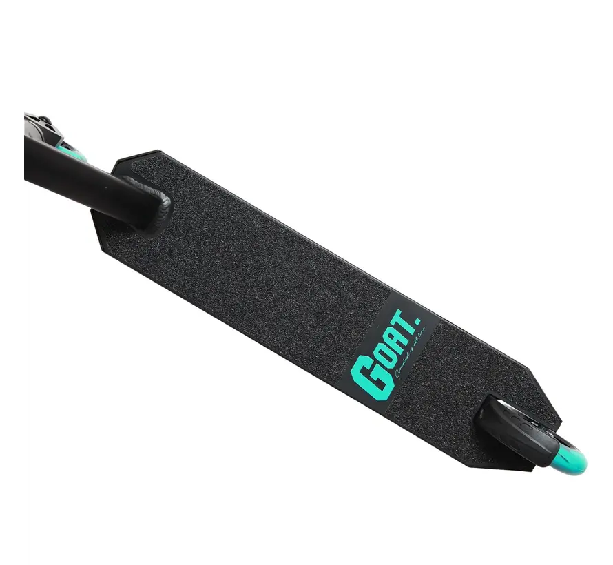 NKD Goat Stuntstep Noir/Menthe – Parkstep robuste avec roues de 110 mm et compression HIC