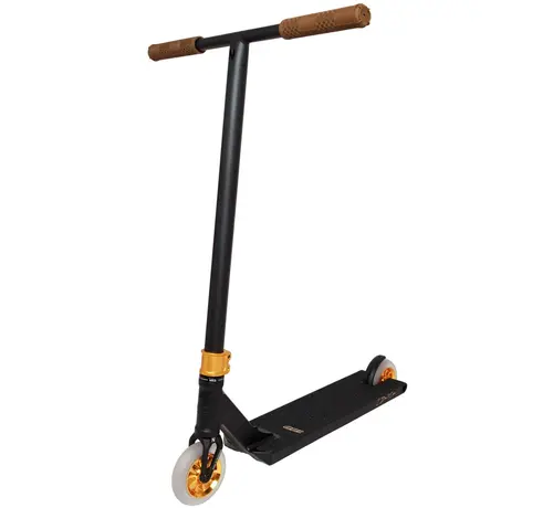 NKD NKD IDC Stuntstep Noir/Or – Parkstep robuste avec roues de 115 mm et compression HIC