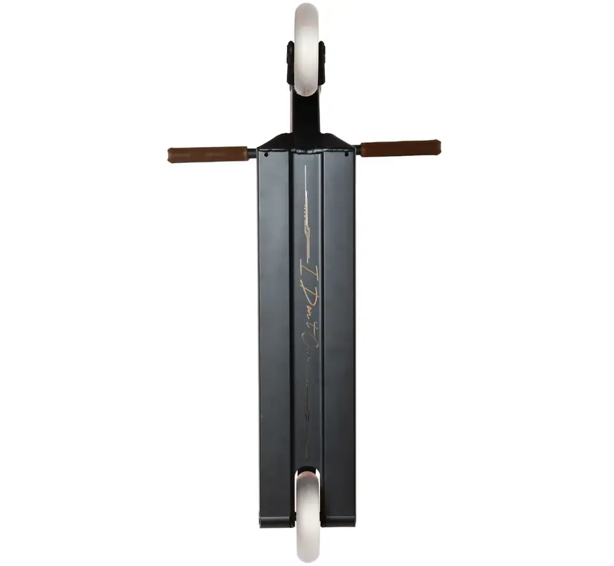 NKD IDC Stuntstep Noir/Or – Parkstep robuste avec roues de 115 mm et compression HIC