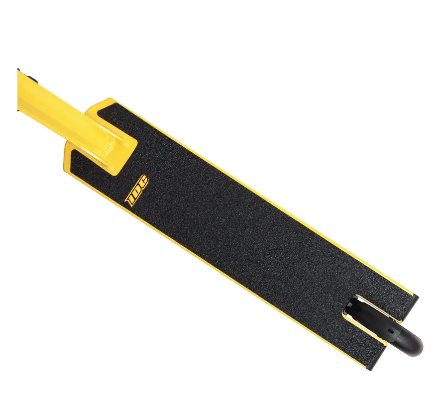 NKD IDC Stuntstep Noir/Jaune – Parkstep robuste avec roues de 115 mm et compression HIC