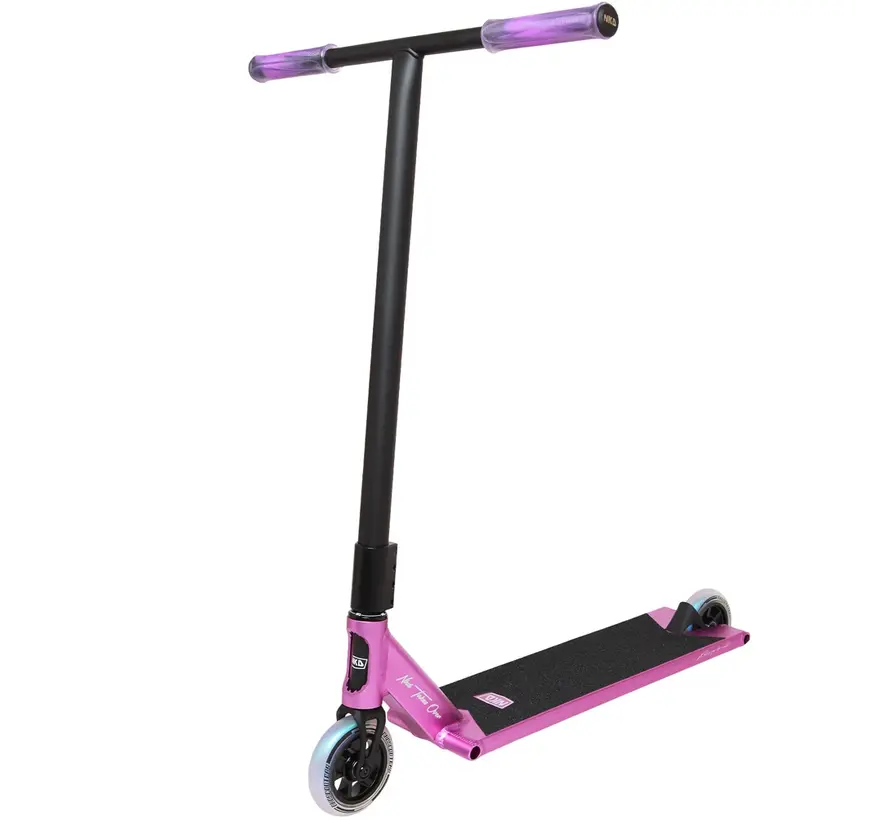 NKD Mono Street Stuntstep Purple – Starker Streetstep mit 120 mm Rollen & HIC Kompression