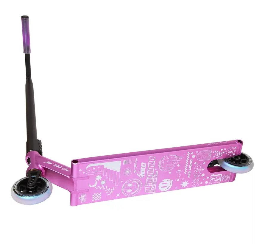 NKD Mono Street Stuntstep Purple – Starker Streetstep mit 120 mm Rollen & HIC Kompression