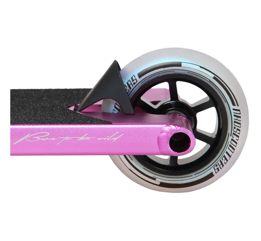 NKD Mono Street Stuntstep Morado: un robusto Streetstep con ruedas de 120 mm y compresión HIC