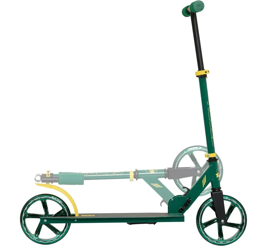 Story Lux Transport Scooter Verde/Glitter – Comodo monopattino con manubrio regolabile e ruote grandi