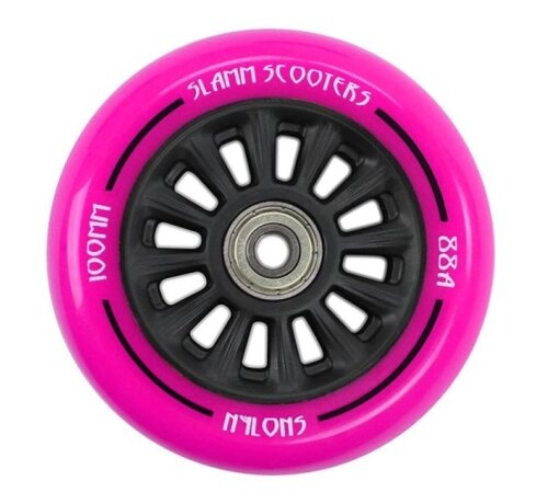 Slamm Scooters  Ruota per monopattino Slamm con nucleo in nylon rosa