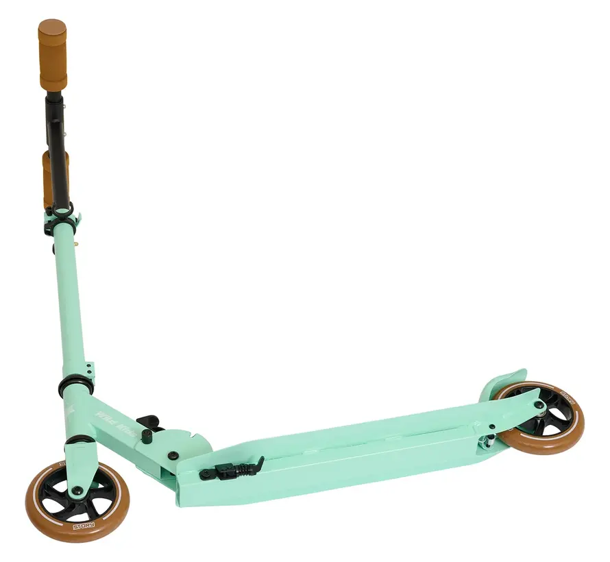 Story Wild Kids Monopattino pieghevole verde – Monopattino per bambini con manubrio regolabile e freno a pedale