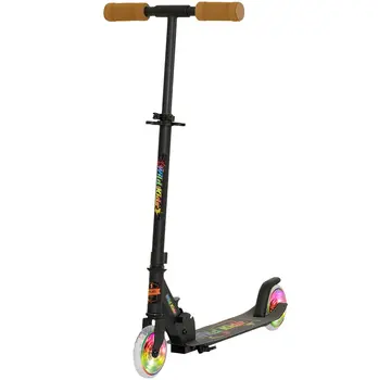 Story Story Wild Kids Opvouwbare Autoped Black - LED