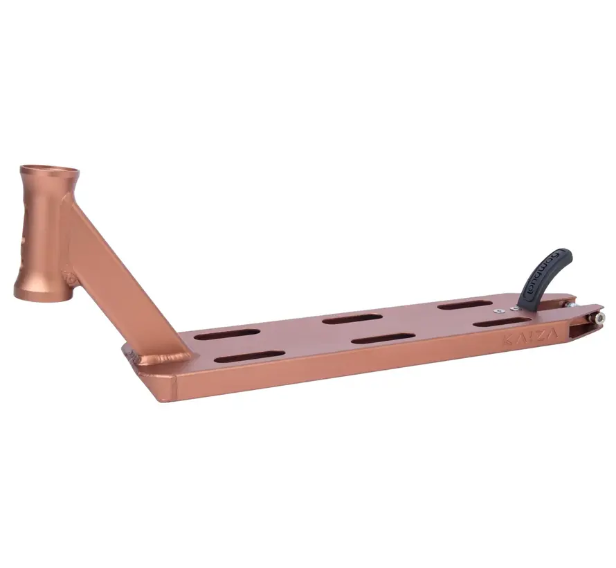 Longway Kaiza+ Deck Copper – 19″ × 4.5″ licht aluminium stuntstep deck met peg-cut & flex rem - Copy - Copy - Copy