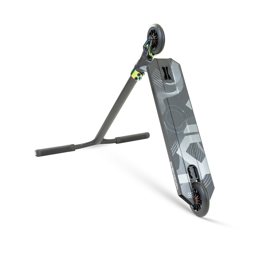 MGP MG5 Axion Black/Neo Chrome – Base de aluminio, ruedas de 110 mm