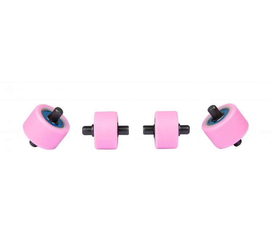 Juego de ruedas Heelys X2 Deluxe Pro20 Dual Up Cosmical: juego de 4 ruedas de repuesto para modelos X2 Pro