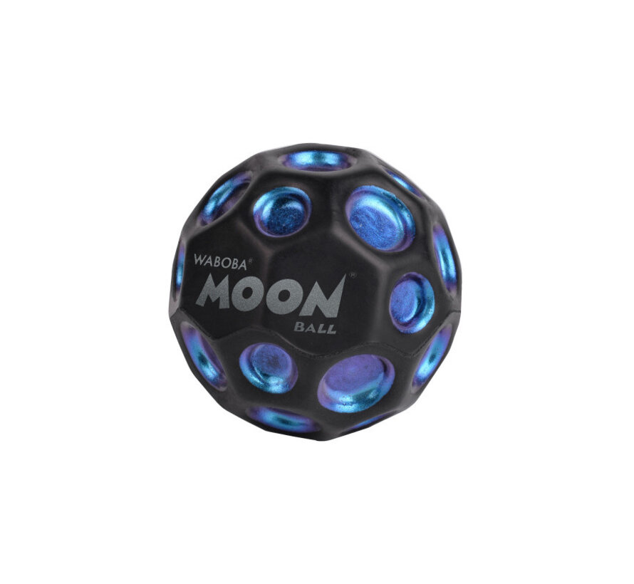 Waboba Moon Ball – Dark Side of the Moon, una pelota hiperrebotante con cráteres metálicos