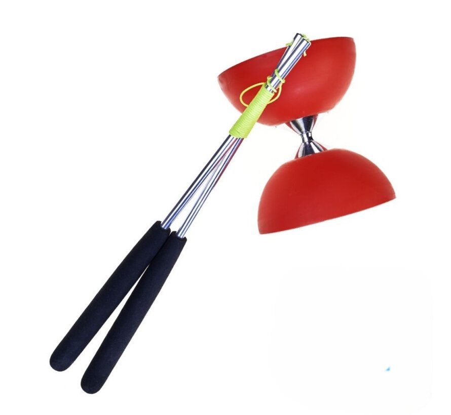 Diabolo HQ incl. bastoni Rosso