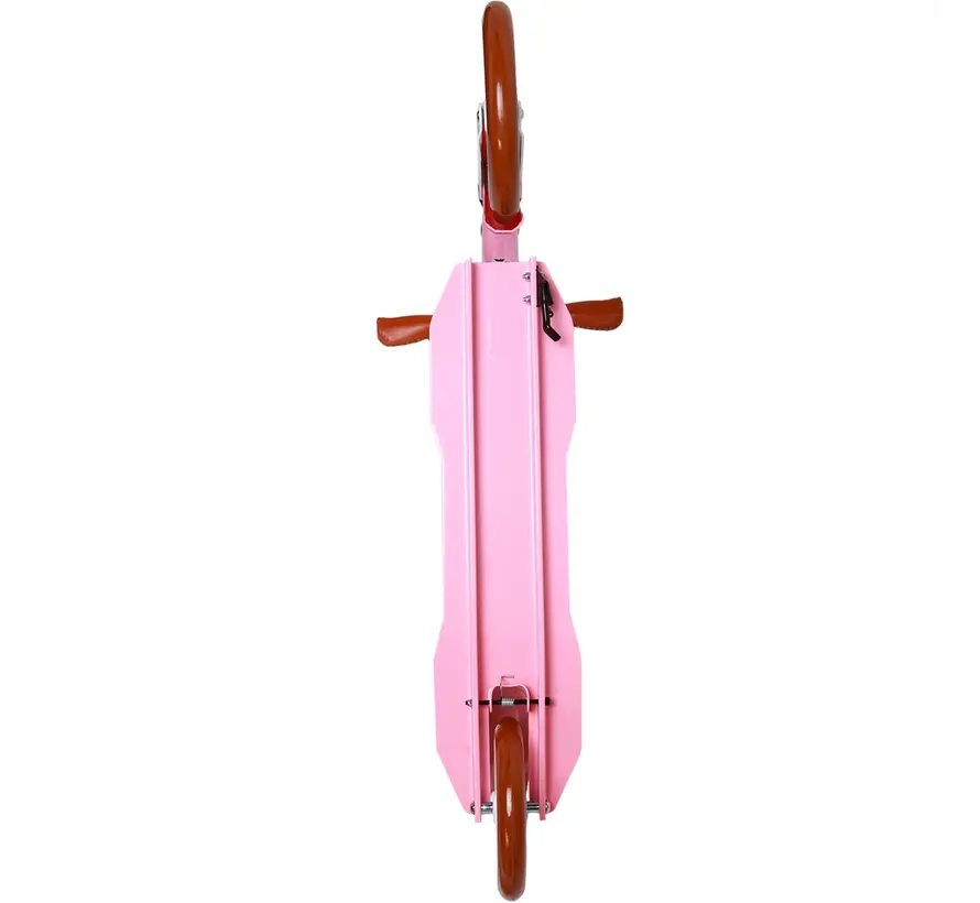 Patinete de transporte plegable Story Retro Ride Rosa/Blanco