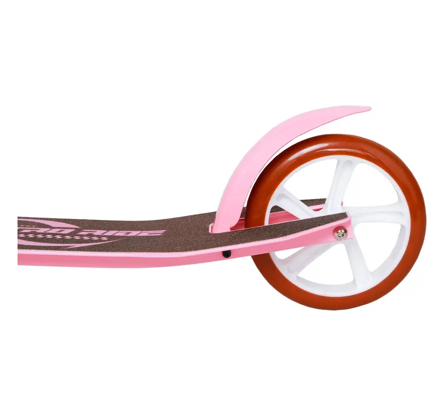 Trottinette pliable Story Retro Ride Rose/Blanc