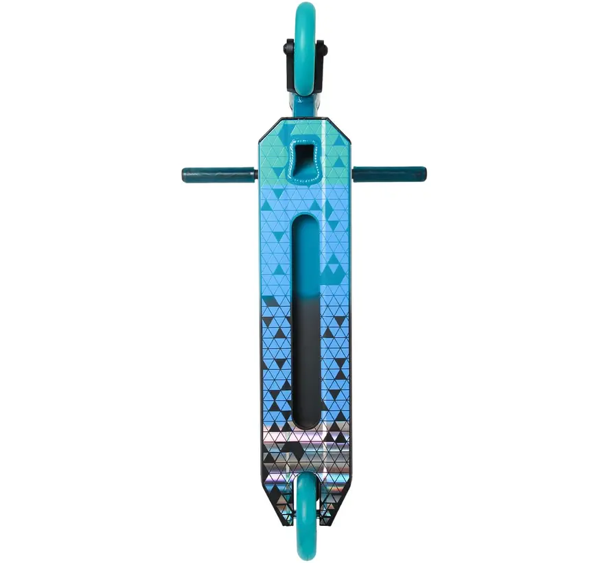 Trottinette freestyle NKD GOAT Noir Turquoise – Trottinette freestyle légère pour débutants et riders confirmés
