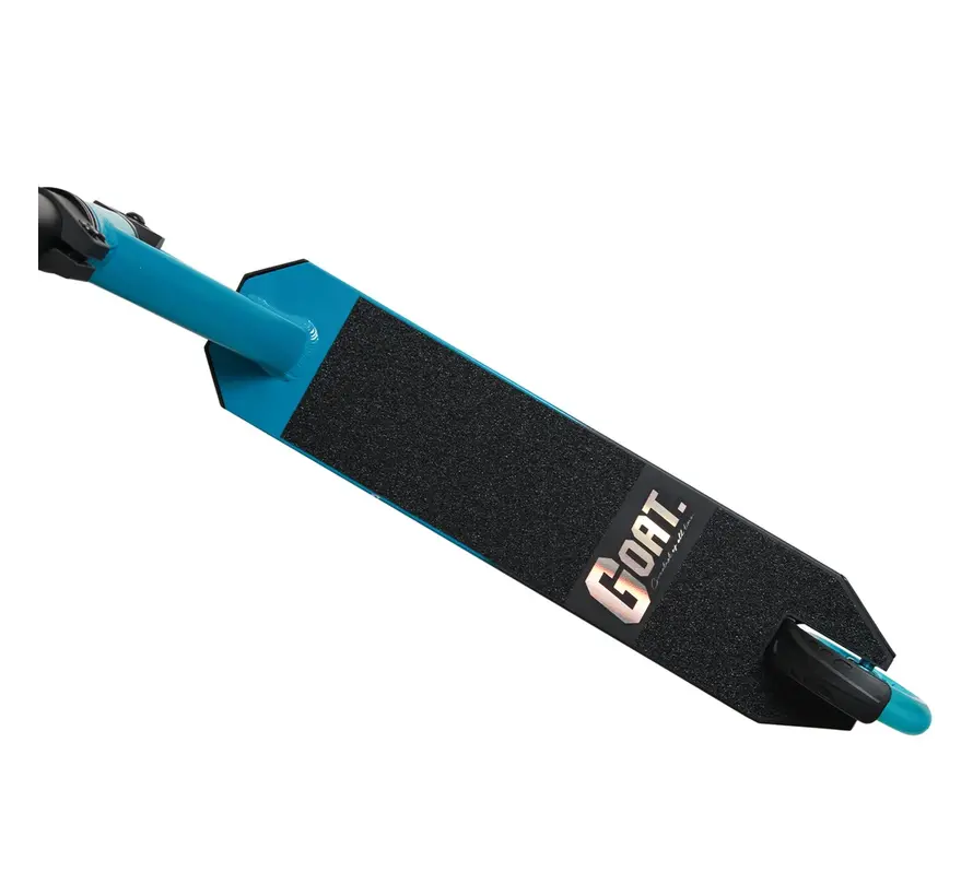 Trottinette freestyle NKD GOAT Noir Turquoise – Trottinette freestyle légère pour débutants et riders confirmés