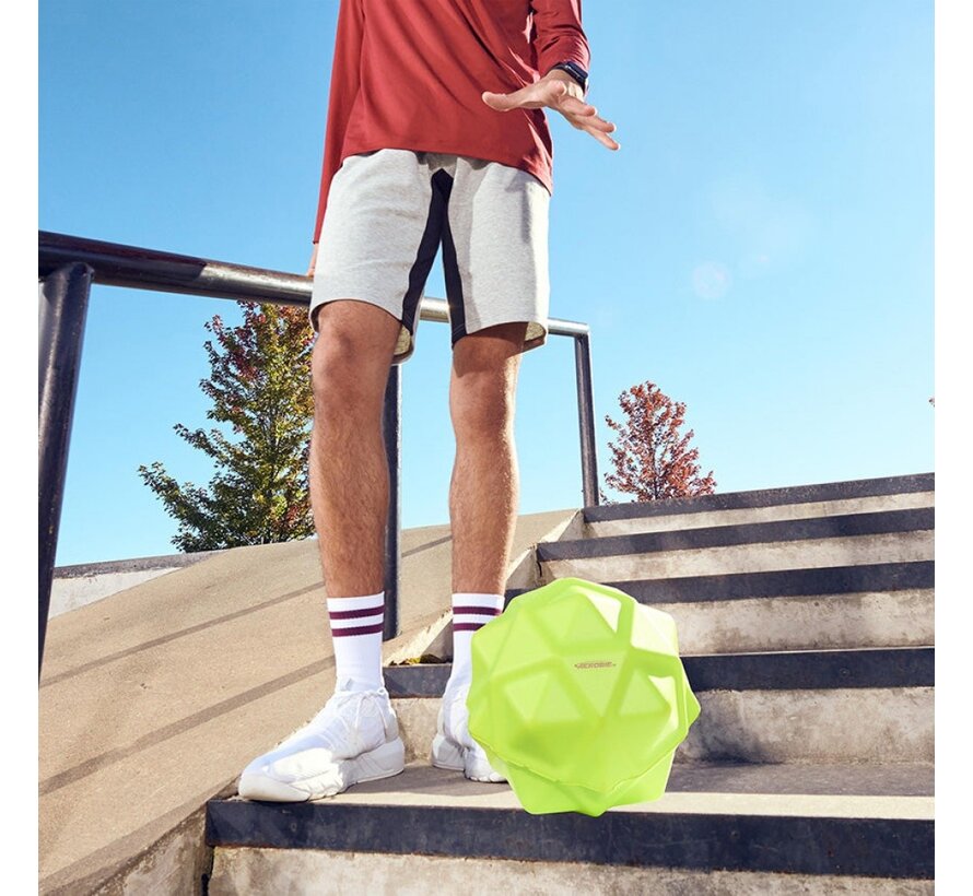 Pelota Aerobie Sonic Bounce: pelota hiperrebotante con estructura geodésica, 2,6", rendimiento máximo en tiros con truco