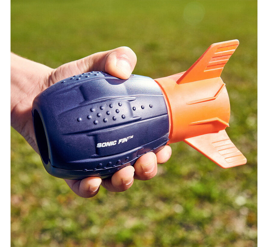 Aerobie Sonic Fin – Pallone da football in schiuma giroscopica per la massima distanza e spirale di qualità professionale