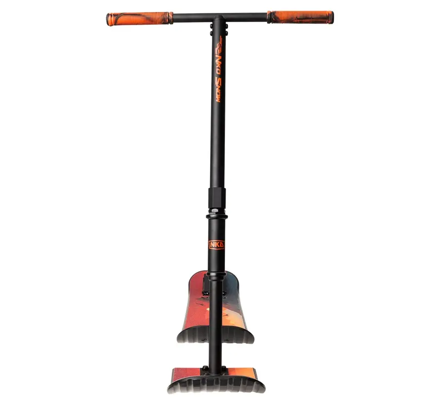 Trottinette de neige NKD rouge/noire – 82 cm, trottinette haute performance pour figures et glissades
