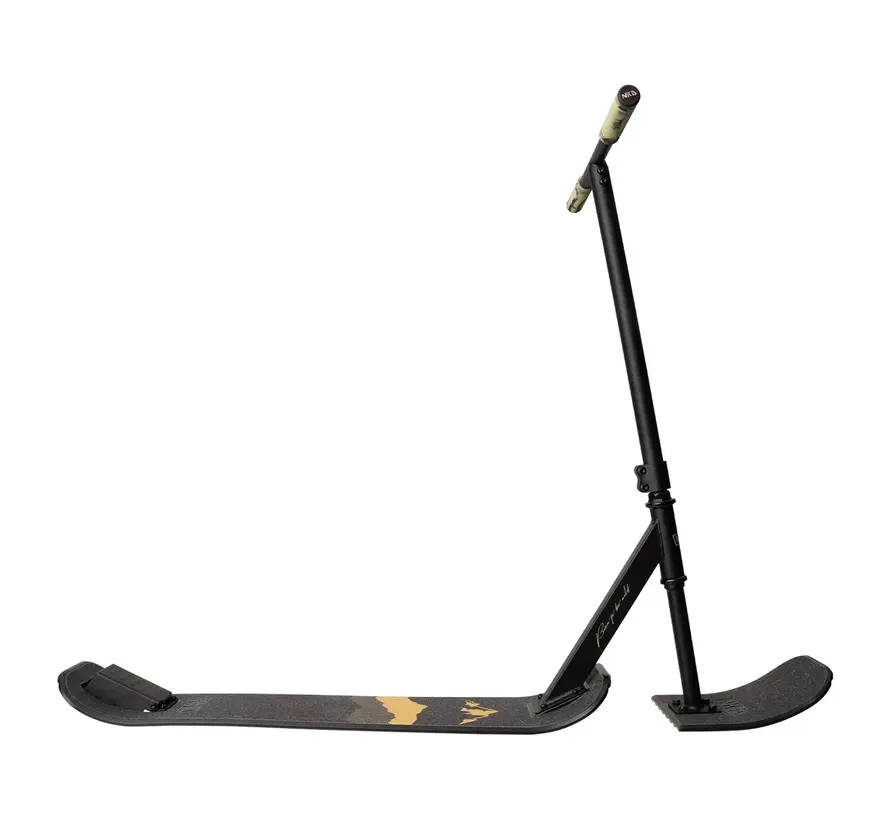 NKD Snow Stuntstep Noir Vert 91 cm – Trottinette des neiges robuste avec rotation à 360°