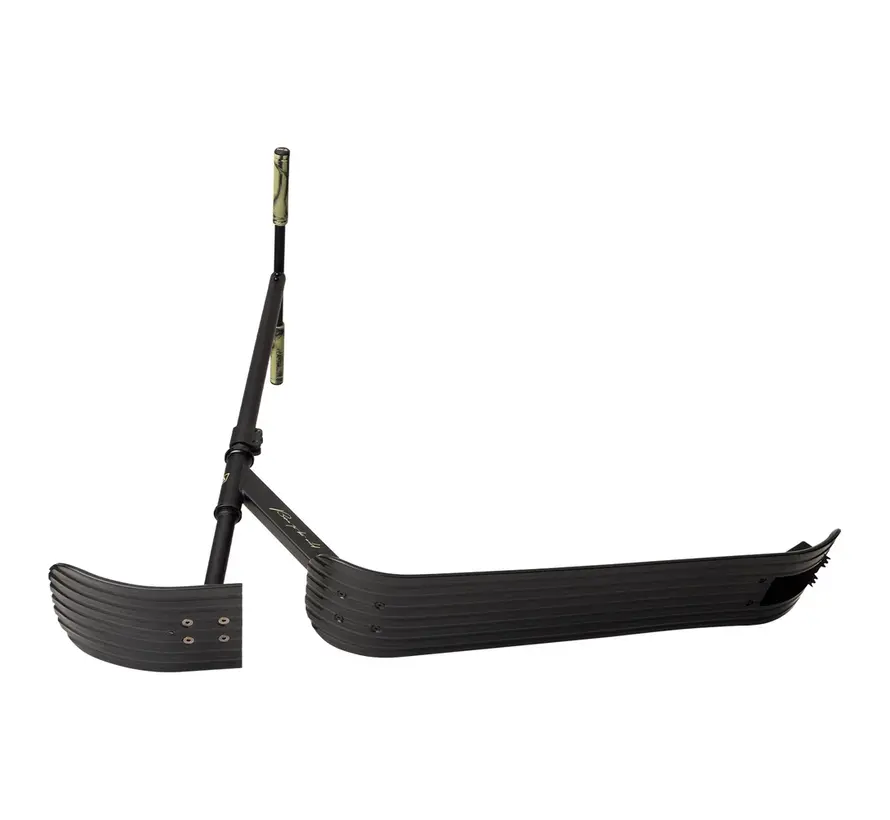 NKD Snow Stuntstep Noir Vert 91 cm – Trottinette des neiges robuste avec rotation à 360°