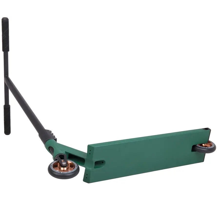 Trottinette freestyle Striker Gravis Street - Vert armée, tailles S/L, légère, en aluminium 6061 pour figures de rue