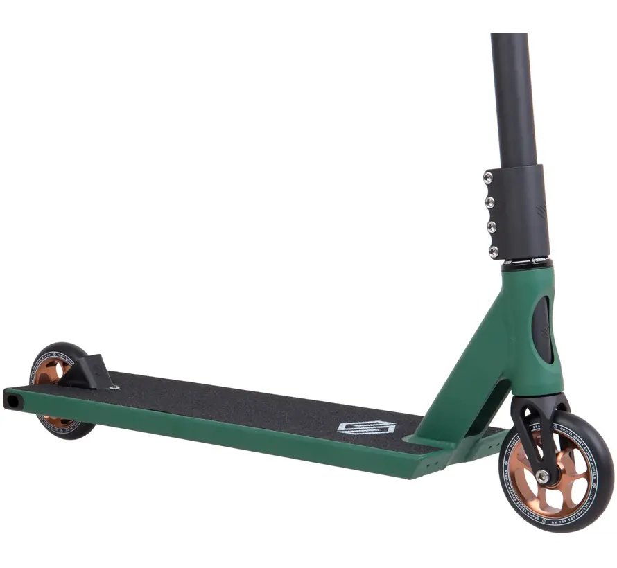 Monopattino da strada Striker Gravis - Verde militare S/L Alluminio 6061 leggero per acrobazie su strada