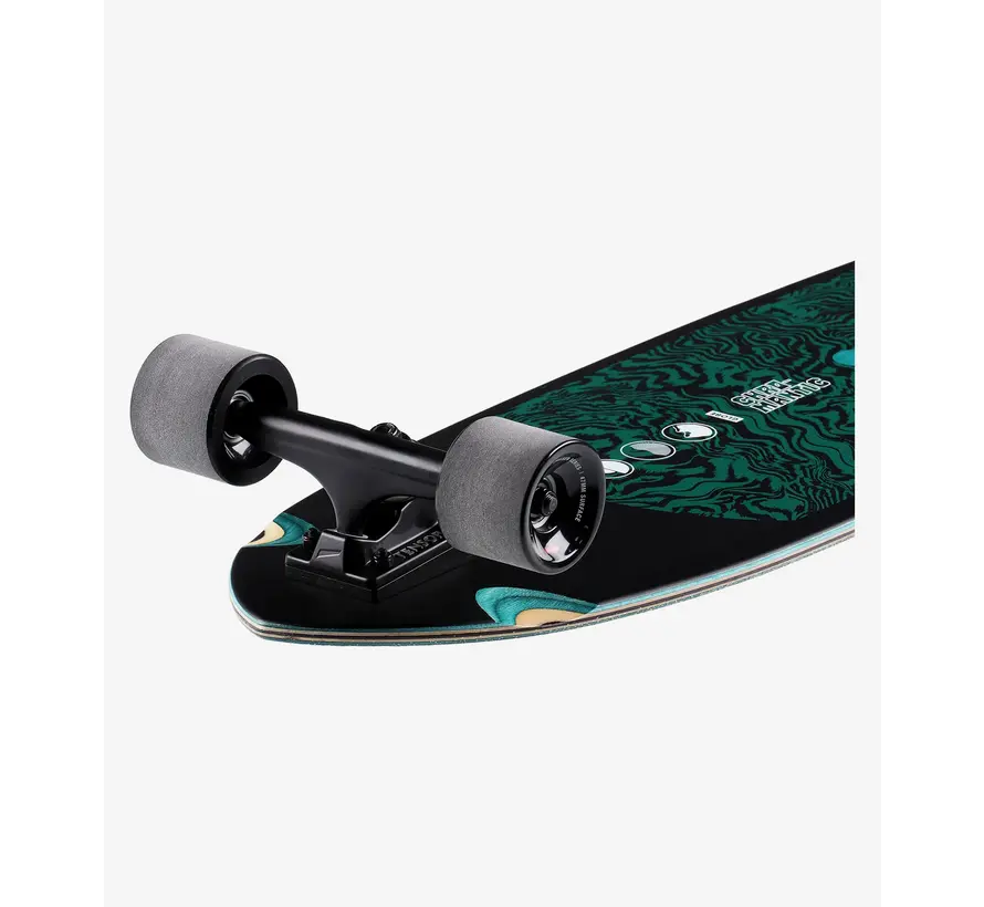 Globe Chromantic Cruiser 33″ Psy Palm – Resin-7 Maple Surf-inspiriertes Pintail mit Schwalbenschwanz