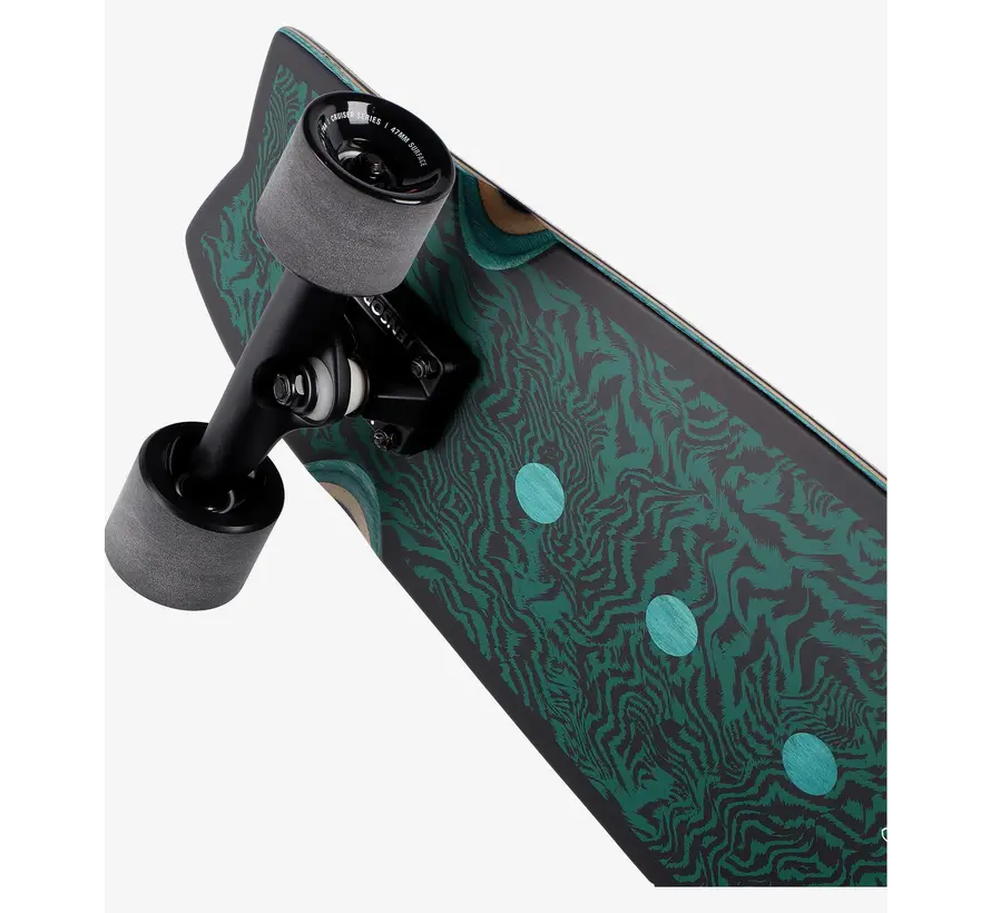 Globe Chromantic Cruiser 33″ Psy Palm – Pintail inspiré du surf en érable résine-7 avec queue d'hirondelle