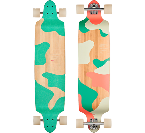 Globe Globe Bannerstone Longboard 41″ – Cruiser Twin-Tip Drop-Down in bambù/Taiga