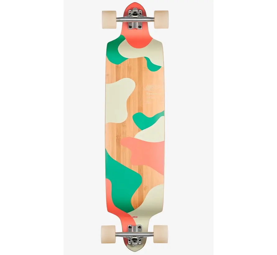 Globe Bannerstone Longboard 41″ – Cruiser Twin-Tip Drop-Down in bambù/Taiga